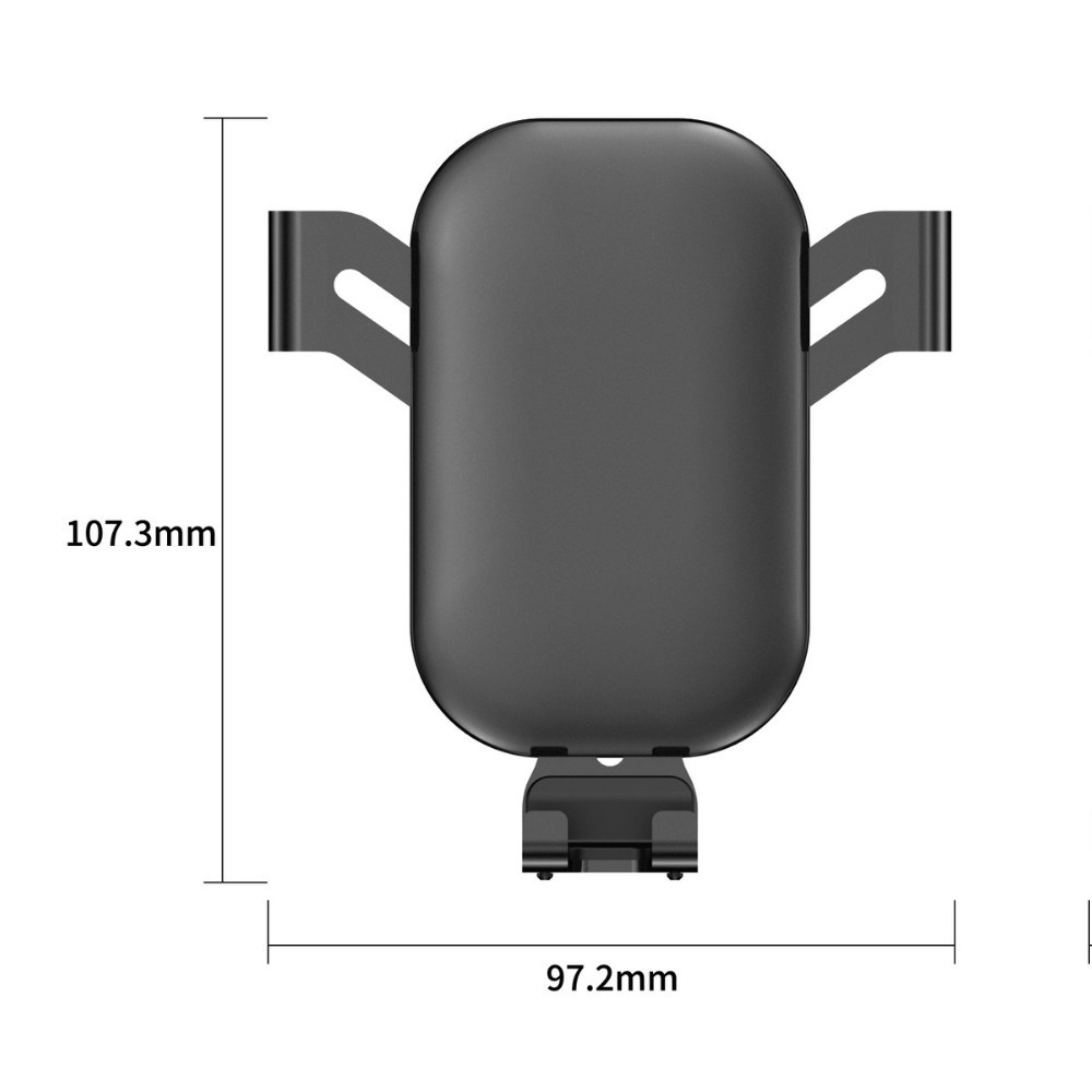 J29 soporte para teléfono móvil para automóvil soporte de navegación por gravedad salida de aire soporte totalmente metálico panel de soporte para automóvil