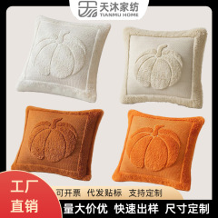 万圣节秋季立体抱枕套轻奢万圣南瓜客厅沙发抱枕卧室床头靠枕批发
