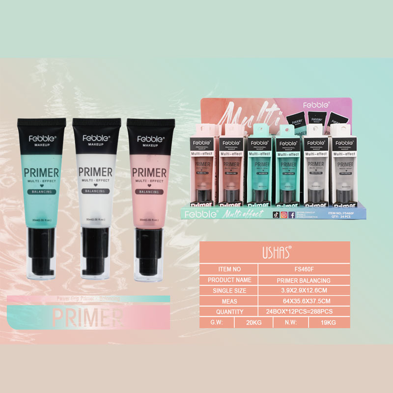 (Caja de presentación) Base de maquillaje de venta caliente transfronteriza 3 colores para iluminar el tono de la piel y aclarar la crema de rejuvenecimiento de maquillaje nude 24 piezas