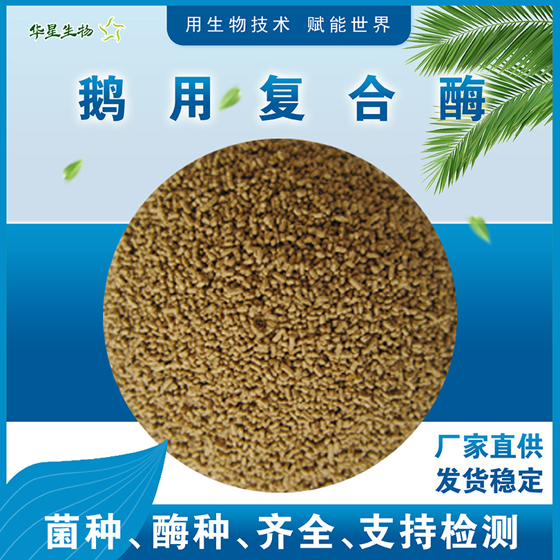 华星生物 鹅鸭复合酶 鹅鸭用生物酶制剂 养殖饲用饲料添加剂原粉