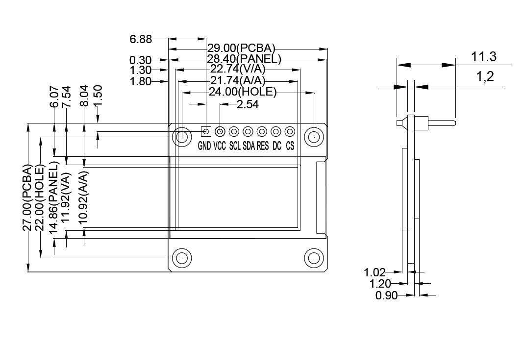 ER-OLEDM0.96-1C-SPI_Outline