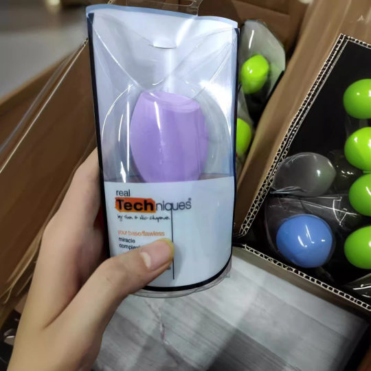 Rt Beauty Egg 1553 Powder Puff 1462 4 Sponge Egg suit becomes larger when exposed to water non-latex cross-border e-commerce