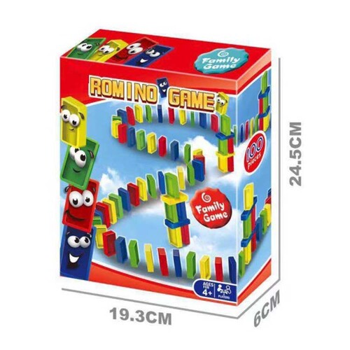 Cross-border domino set DIY building blocks multi-player interactive tabletop game children's toys