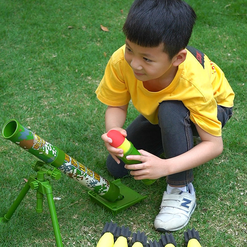 迫击炮儿童玩具高射炮火箭炮榴弹发射器吃鸡绝地追击大炮男孩网红