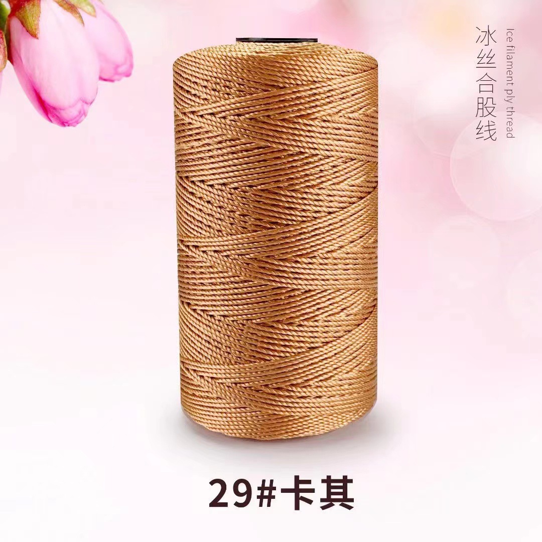 Hilo para Crochet de 3 Hebras de Nylon para Tejido a Mano