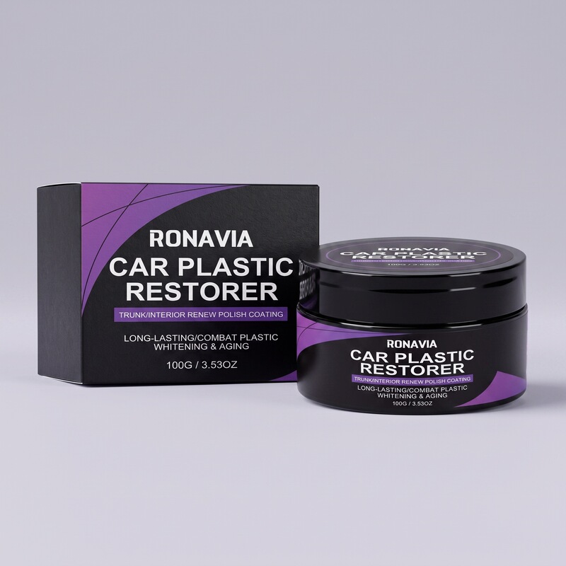 RONAVIA Car Plastic Care Agent Interior Plastic Surface Cleaning, Polishing, and Protective Shine Care Cream RONAVIA Car Plastic Care Agent Interior Plastic Surface Cleaning, Polishing, and Protective Shine Care Cream