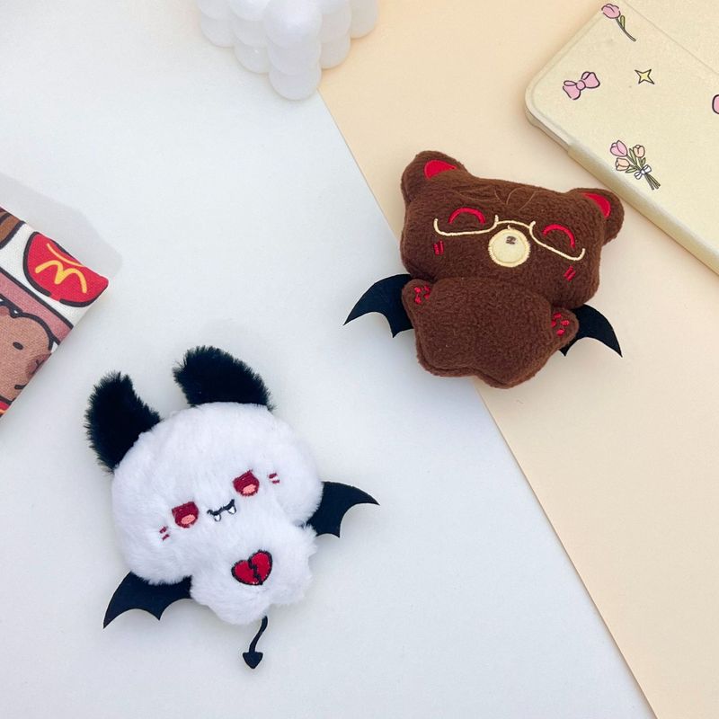 Funny Bat Little Devil Pendant Halloween Vampire Little Ghost Squeaky Doll Bag Pendant Keychain