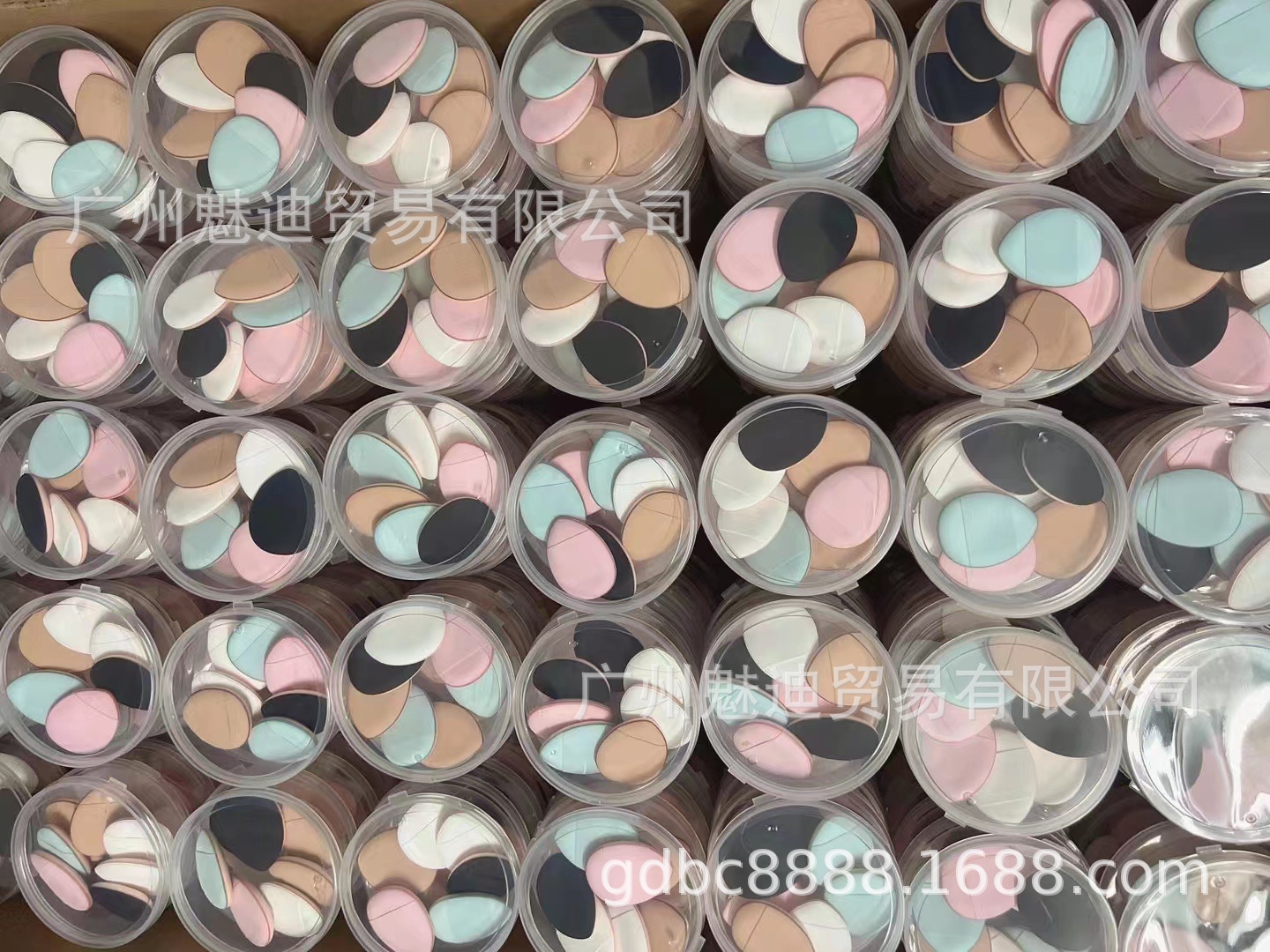 Popular puff Dedo de cuero al por mayor cojín de aire puff mojado y seco de doble uso maquillaje mini pulgar señaló gota de agua pequeño puff