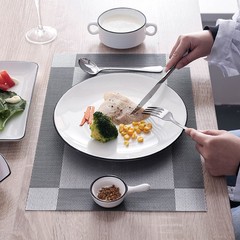 Cross-border Diagonal-Shape Teslin Insulated Table Mat & Placemat—Nordic Design, Oil-Resistant, Perfect for Plates and Bowls—Amazon Choice