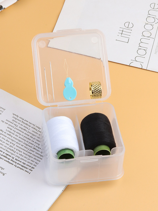 Household sewing thread for mending clothes, needle and thread set, black and white sewing thread, colored hand sewing thread, DIY polyester thread Household sewing thread for mending clothes, needle and thread set, black and white sewing thread, colored hand sewing thread, DIY polyester thread