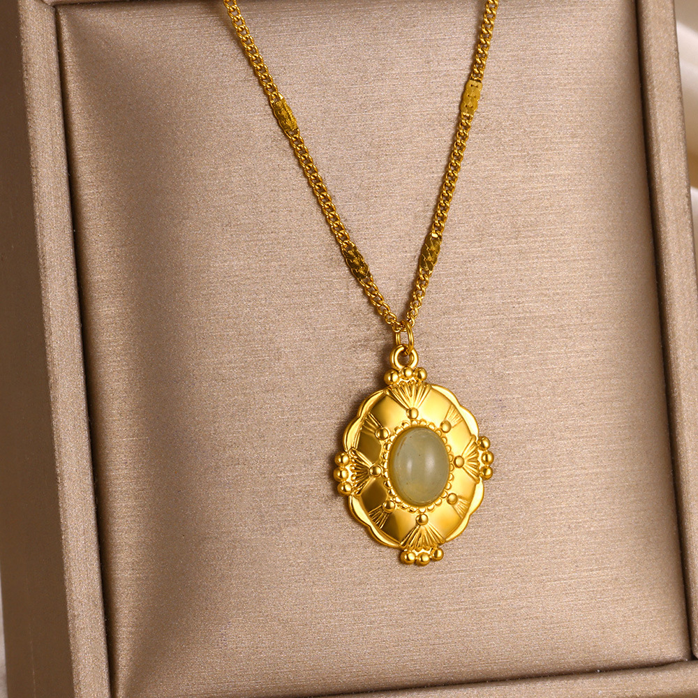 10g Weight 0.03µm-0.05µm Gold Plating Thickness PVD Coated Gold Plating Process Lobster Trigger Clasp Closure Clasp Closure Type Real Gold Plated Plating Material 304 Stainless Steel Pendant Material Pendant Necklace Classification 304 Stainless Steel Chain Material Cuban Link Chain Curb Chain, cable chain Chain Type 1 Piece Quantity Casual, Daily Occasion 304 Stainless Steel Material Cross, Dolphin Pattern All Seasons Season Women's Gender Elegant, Vintage Style Style Waterproof Non Tarnish, Plating Craft PVD Coated Real Gold Plated Cross Dolphin 304 Stainless Steel Elegant Vintage Style Waterproof Non Tarnish 304 Stainless Steel Lobster Trigger Clasp Closure Pendant Necklace 17