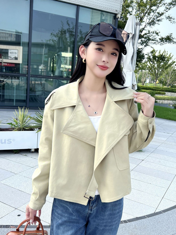 2025秋季新款韩版宽松显瘦百搭休闲短款外套女设计感小众夹克上衣|undefined