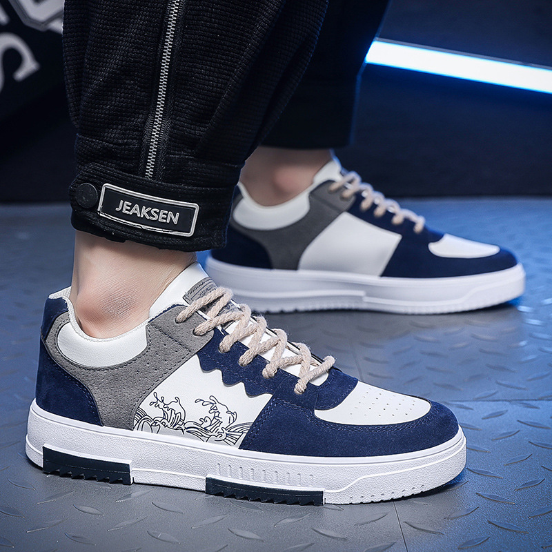 Zapatos de verano para hombres 2024 Nuevos deportes versátiles transpirables zapatos de tablero bajo casuales zapatos de moda de diseño de nicho de marca de moda para estudiantes