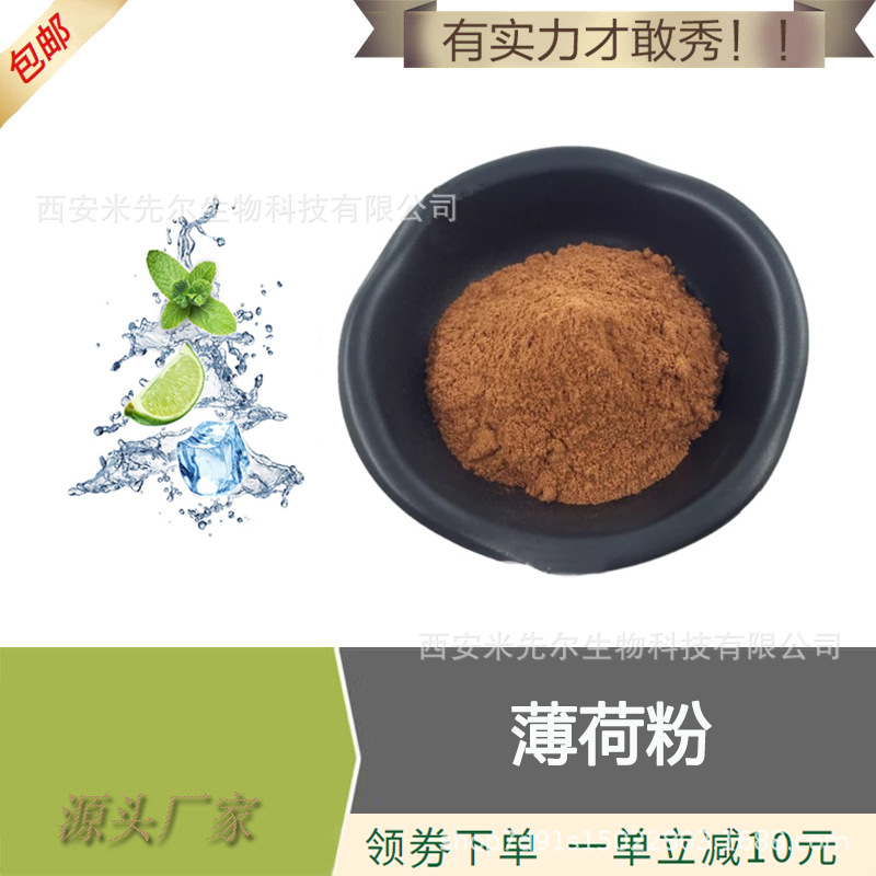 薄荷粉 99% 食品级 清凉增味剂 薄荷提取物 厂家现货
