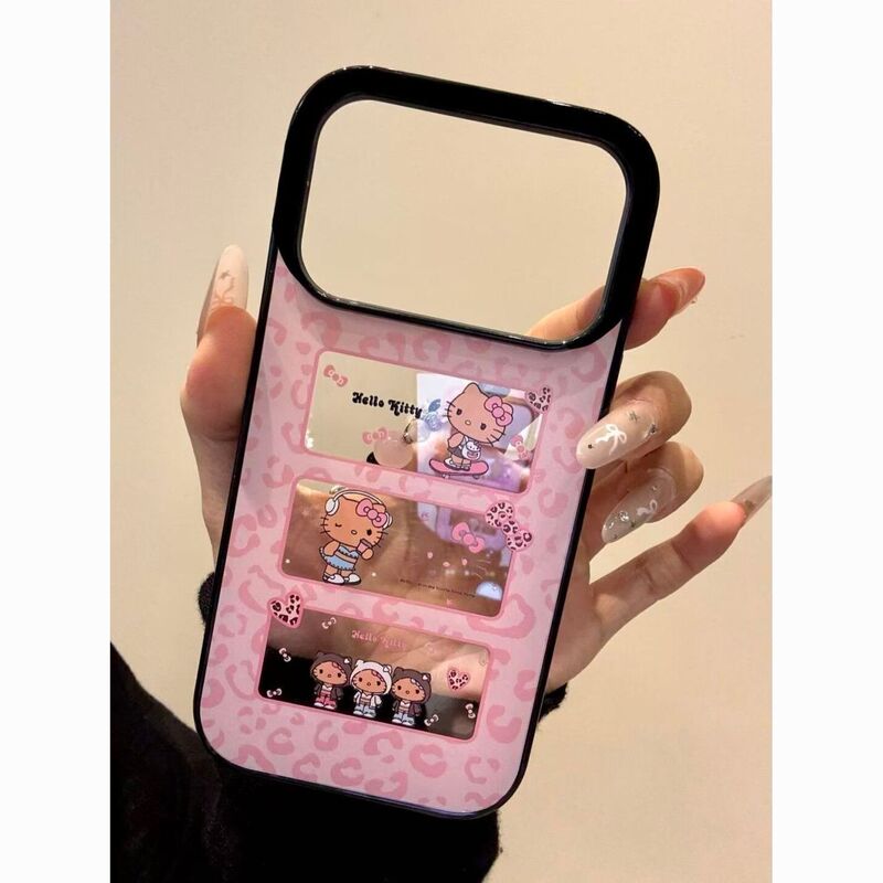 Pink Leopard Print Skateboard Cat Suitable for Apple 17Pro Black Border 16Pro Acrylic 14 Frosted 15Pro/14 Pink Leopard Print Skateboard Cat Suitable for Apple 17Pro Black Border 16Pro Acrylic 14 Frosted 15Pro/14