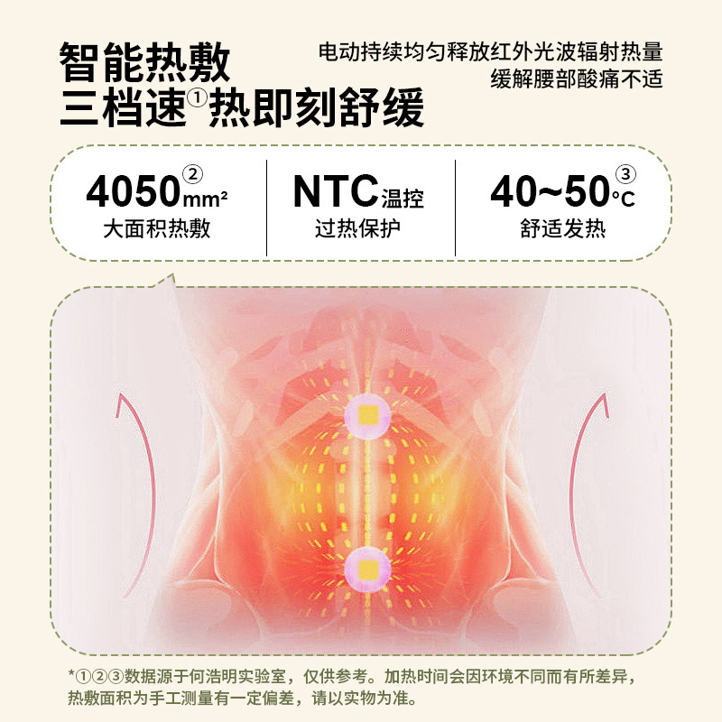 国境を越えた新しい空気波腰と腹部マッサージベルト定温温湿布空気圧混練家庭用腰マッサージャー卸売|undefined