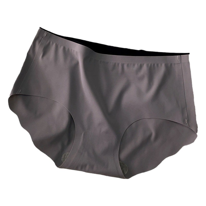 Elástico de goma sin costura ropa interior de seda de hielo de las mujeres delgada cadera transpirable elevación delgada Mediados de cintura alta triángulo pantalones cortos al por mayor