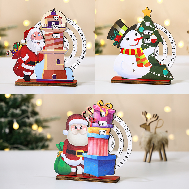 クロスボーダー新しいクリスマスカウントダウンカレンダークリスマスデジタルカレンダー装飾品ホームクラフト装飾品|undefined