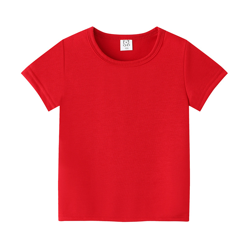 Simple Style Solid Color Cotton T-shirts & Shirts display picture 5