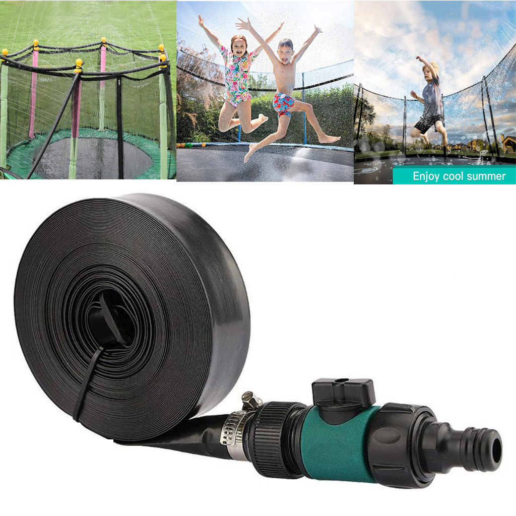 Trampoline Sprinkler System For Kids Water Fun In Garden_voghion.com