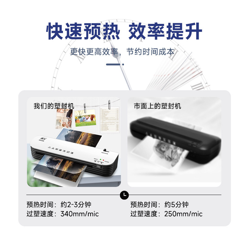 Shuou Osmile SL299 plastificadora A4, máquina de laminación para fotos/documentos, fuente directa de fábrica