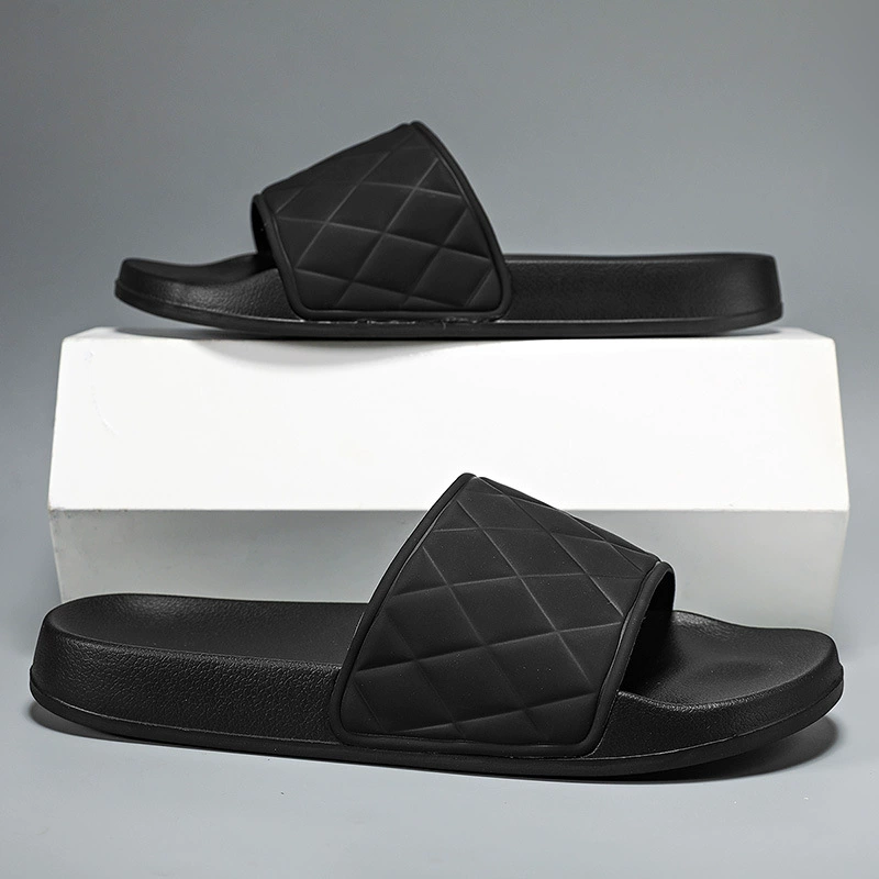 Новые тапочки с одним словом, мужские мягкие толстые однотонные низ, модная мужская обувь, мягкие толстые нижние сандалии, трансграничные 2023 пара