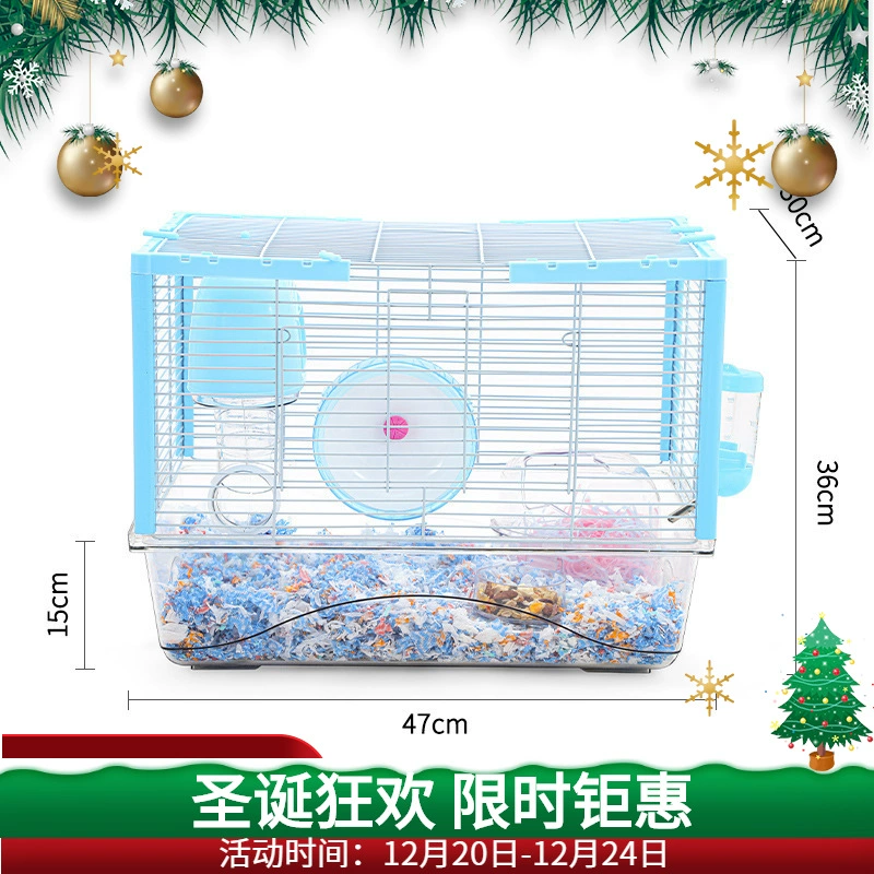 Хомяк Golden Bear 60 Базовая клетка Полностью прозрачная акриловая большая вилла 47 Костюм большое пространство усиление научный питомец