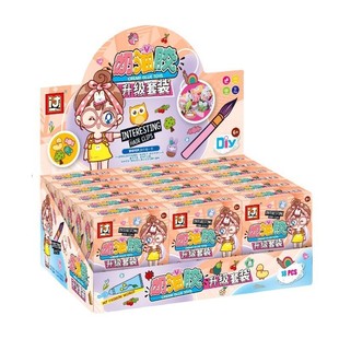 Cream glue hairpin diy handmade full set of tools material package stickers girls children Educational Toys Gift Box Wholesale