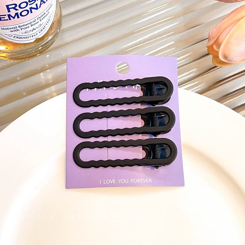 Clip de una palabra de color caramelo, clip para el cabello con flequillo, tocado femenino 2025 nuevo clip bb, horquilla lateral, clip lateral para el cabello roto, clip lateral