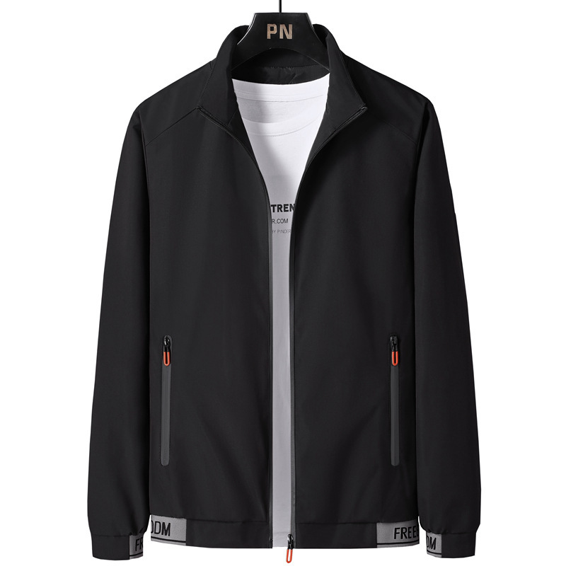 2024 New Style Jacket for Men, Thin Stand-Up Collar Youth Coat, Casual Windbreaker, Business Style Short Jacket 2024 New Style Jacket for Men, Thin Stand-Up Collar Youth Coat, Casual Windbreaker, Business Style Short Jacket