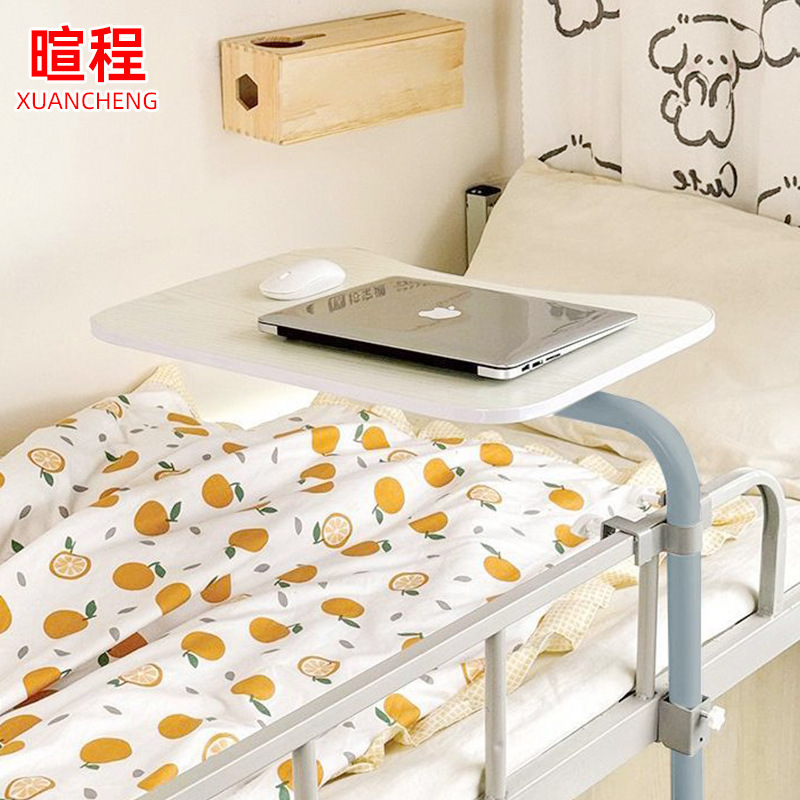 Dormitory Suspended Bed Folding Table Small Side Bed Table Rotatable Bedside Computer Table Upper Bunk Study Desk