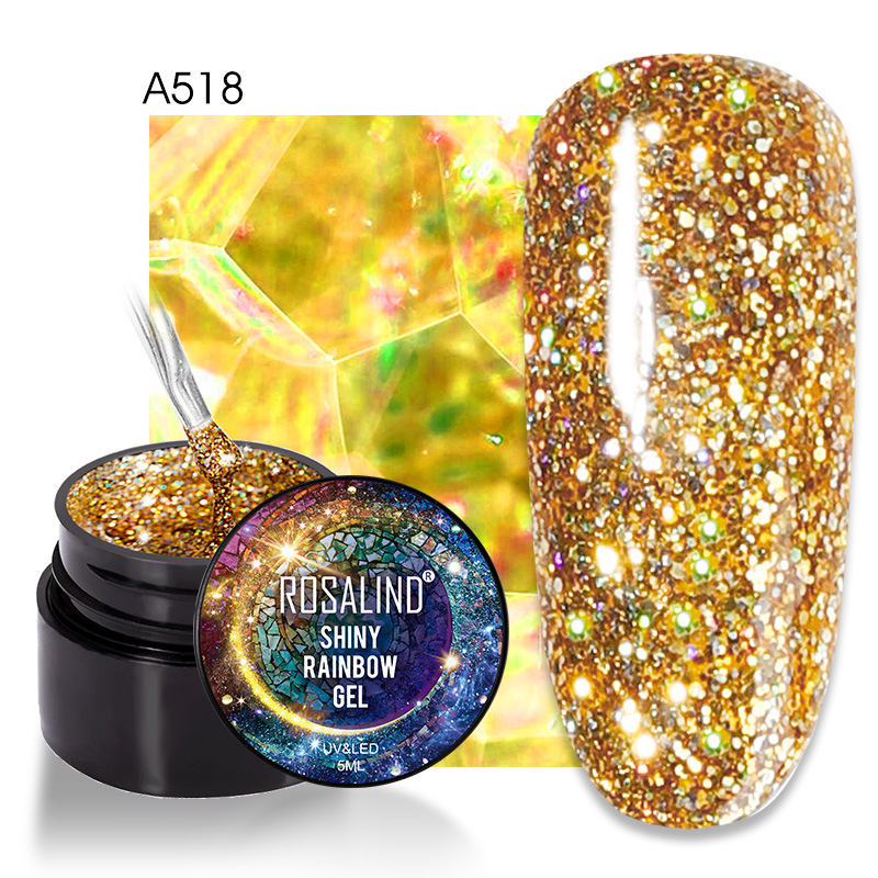 Rosalind transfronteriza pequeñas latas flash pegamento esmalte de uñas 5ml Barbie pegamento esmalte de uñas pegamento fototerapia pegamento esmalte de uñas pegamento