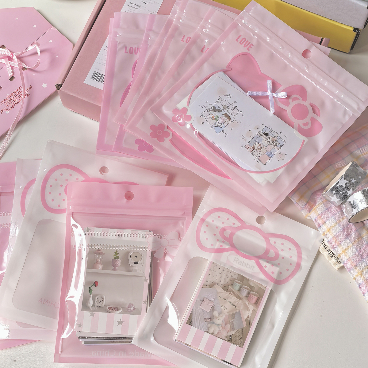 Cute Bow Knot Plastic Daily Party Party Supplies Gift Wrapping Supplies 1 Piece display picture 2