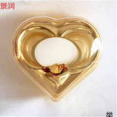婚庆渠道分装巧克力盒心形费列罗粒装礼盒满月出生结婚喜糖空盒