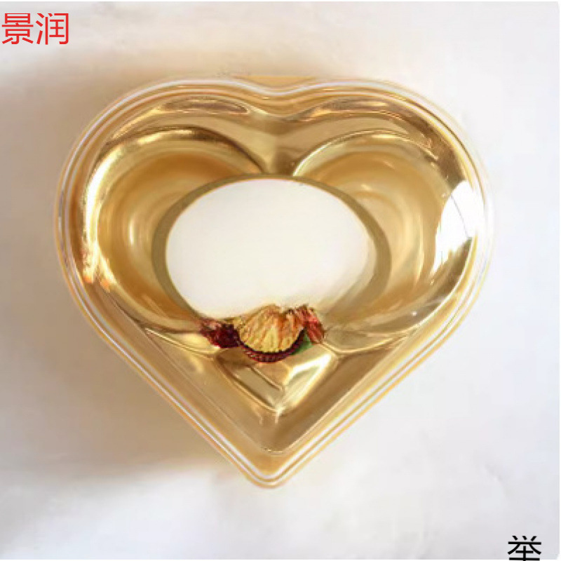 婚庆渠道分装巧克力盒心形费列罗粒装礼盒满月出生结婚喜糖空盒|undefined