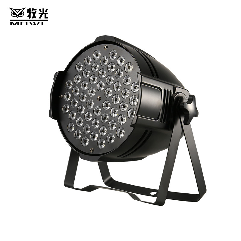 54 3W par luces led par a todo color bar boda rendimiento teñido luces de colores equipo de luz de la etapa conjunto completo