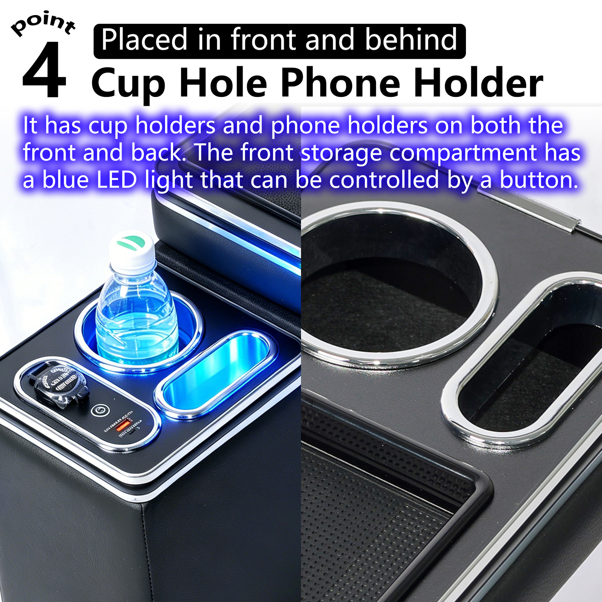 Suitable for Honda Hong Kong Version Freed/Stepwgn and Toyota Sienta New and Old Models, Dedicated Armrest Box Storage Modification