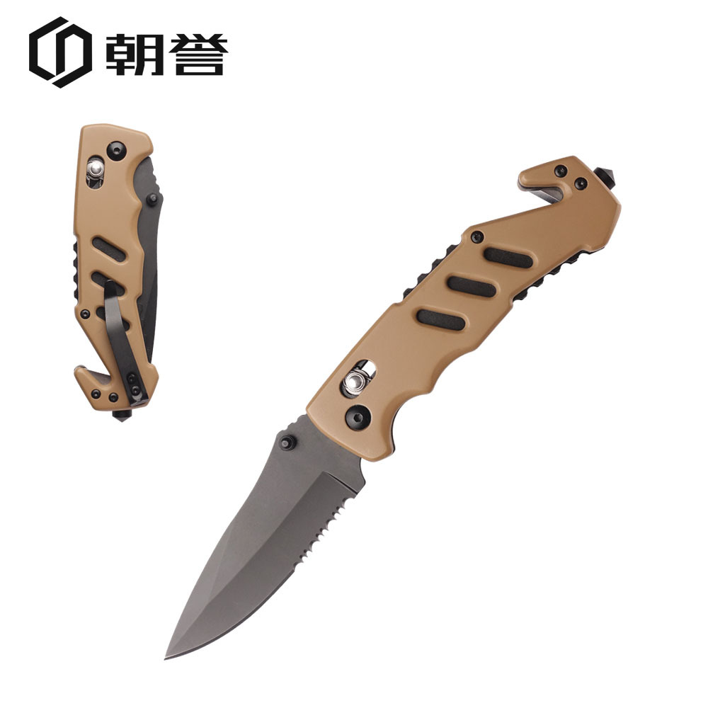 亚马逊热销大牌户外求生刀高硬度野外户外随身防身折叠刀