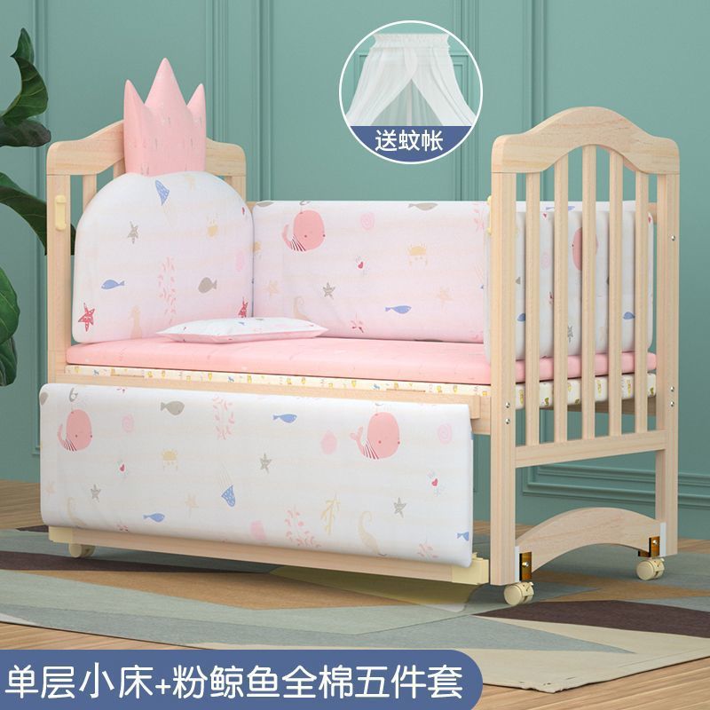 Cuna convertible de madera maciza image 22
