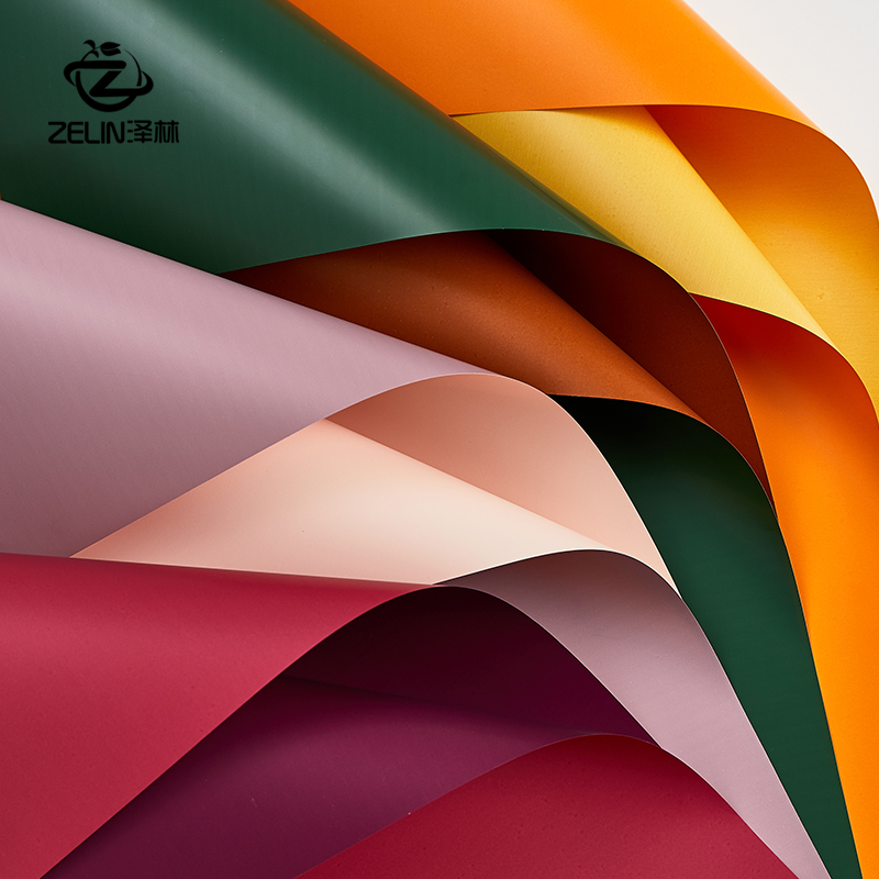 Papel de embalaje de ramo de rosas coreano impermeable de dos colores Papel de embalaje de flores material florista Papel de embalaje de flores hechas a mano image 5