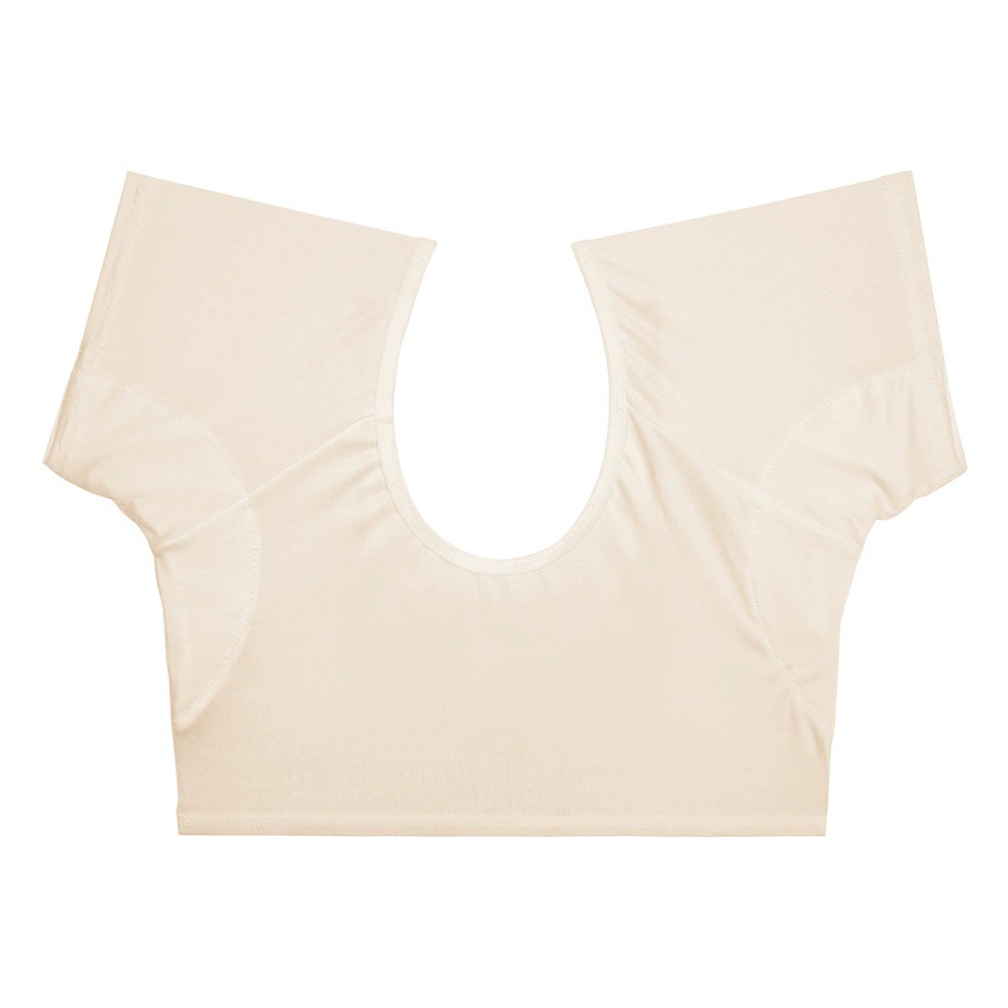 Пятно подмышки всасывающий пот подмышки хлопчатобумажный дышащий молочный жилет