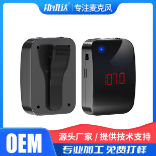 Customized Fm Wireless Head-Mounted Microphone Teaching Little Bee Amplifier Headset Teacher Tour Guide Fm Lavalier Microphone