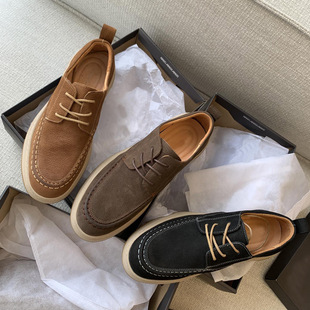 Dongguan original comfortable casual shoes men's business British fashion light luxury quality shoes over fur low top men's shoes