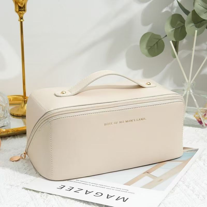 Bolsa de cosméticos de almohada Bolsa de órgano de gran capacidad Bolsa de almacenamiento portátil de alta calidad para mujer Bolsa de lavado engrosada de viaje portátil