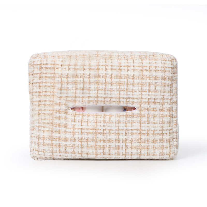 Caja de pañuelos de coche, lujo ligero, pequeña fragancia, asiento de coche, reposabrazos de coche, bomba de pañuelos, caja de pañuelos de coche multifuncional creativa