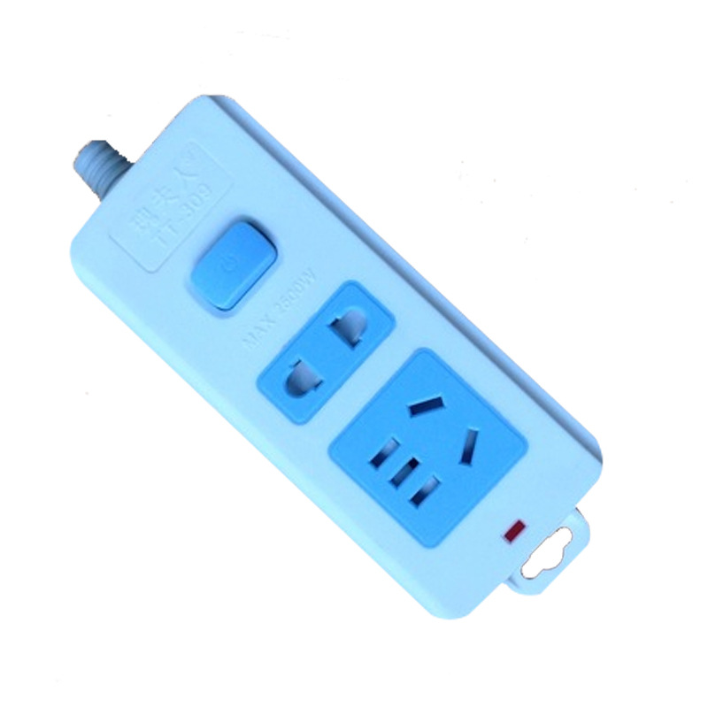 创意无线插板插座排插家用办公智能充电加安全门无线拖板插排批发