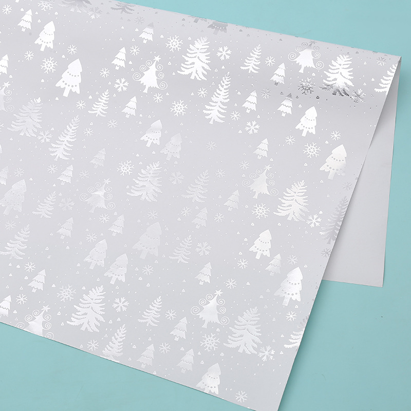 Papel de regalo de impresión simple papel de regalo al por mayor oro espesado cumpleaños papel de regalo de Navidad