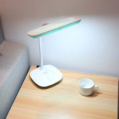 LED Eye-Caring Table Lamp with Modern Minimalist Button Switch, Plug-in Convenient Foldable Bedside Lamp for University Students and Office Use