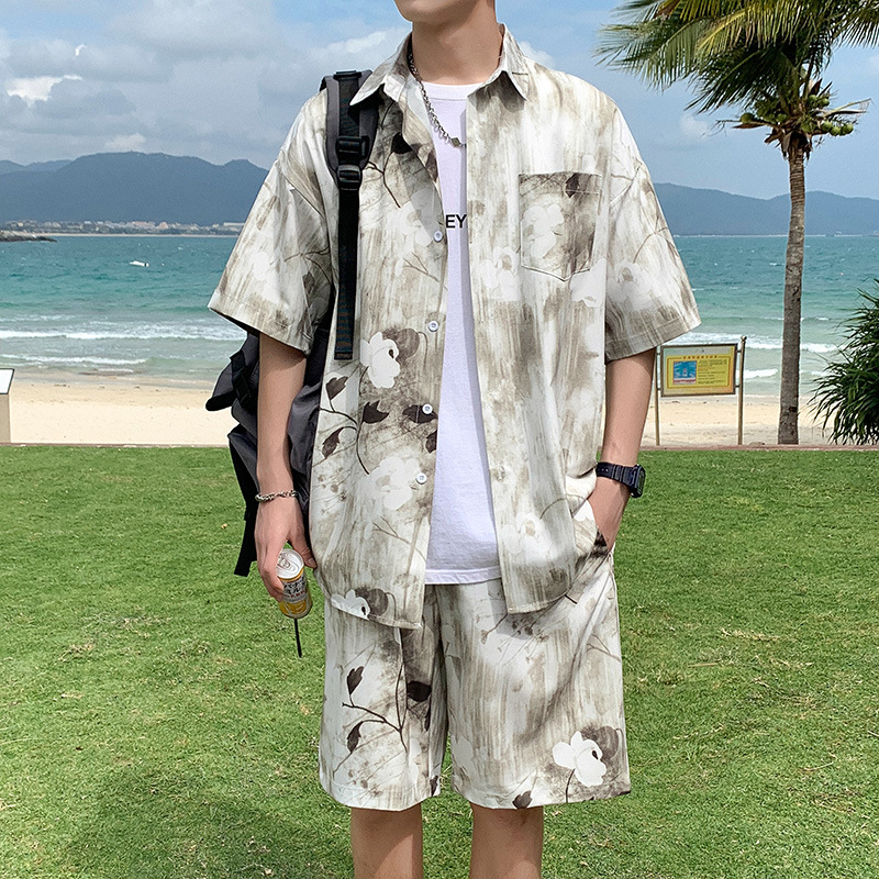 TZ086 비치 슈트 라이트 그레이