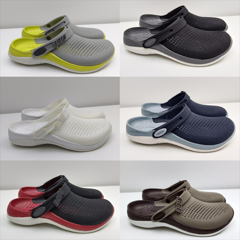 Cross Summer New Model Crocs Second Generation Clogs Couple's Non-Slip Beach Shoes Men's and Women's Closed-Toe Sandals